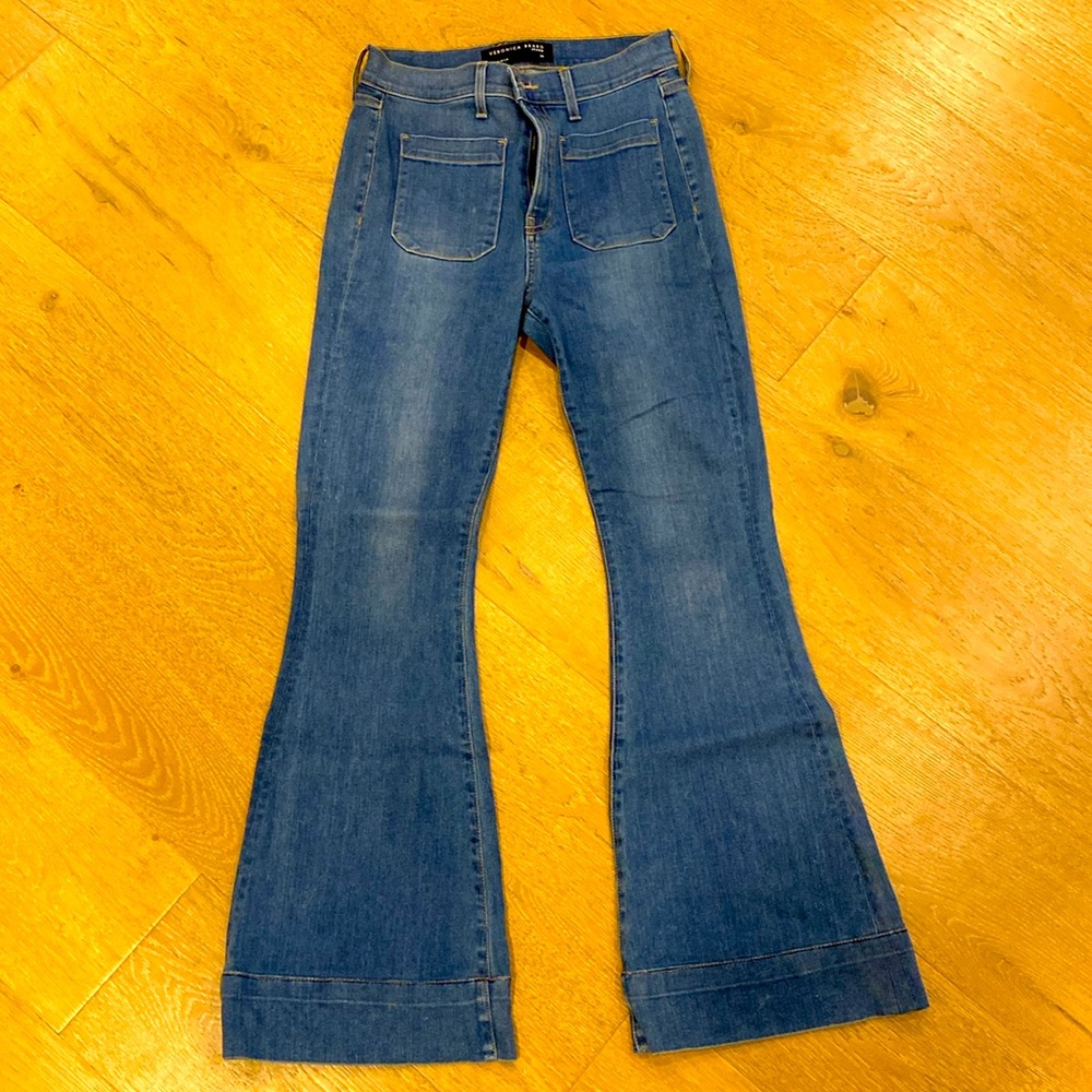 Veronica Beard bell bottom jeans, size 29